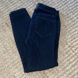 Dark blue super skinny Lauren Conrad jeans